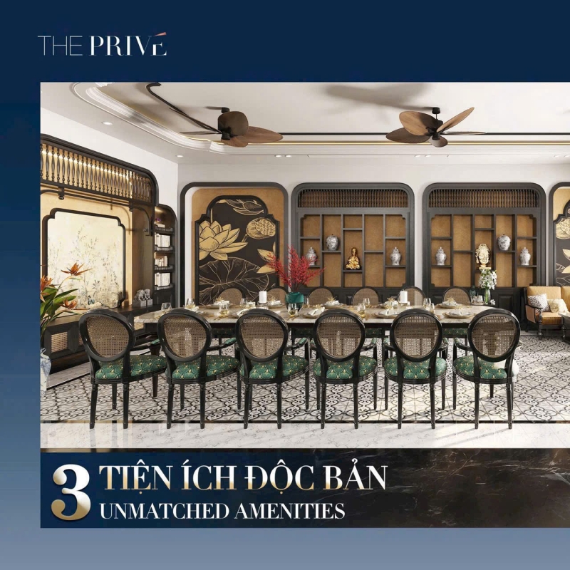 Tiện ích căn hộ The Privé