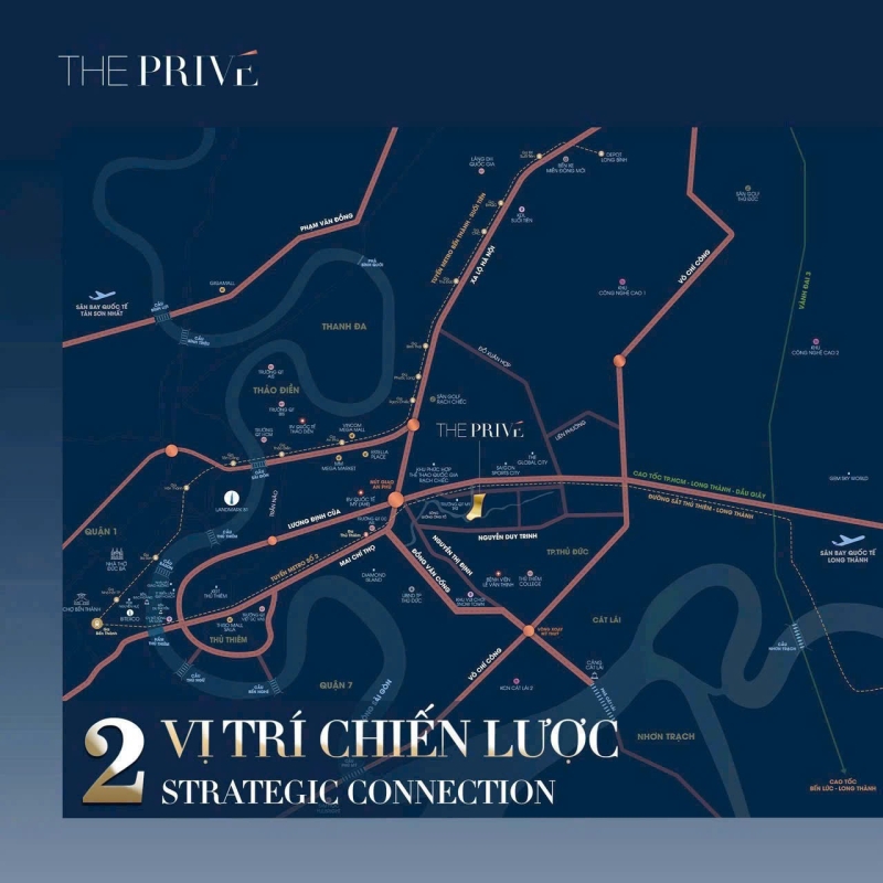 Vị trí căn hộ The Privé